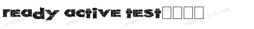 ready active test字体转换